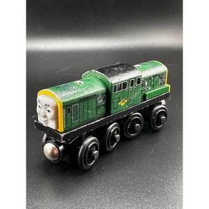 Thomas Wooden Railway Derek Diesel Engine Green Train Learning‎ Curve 2003 Vtg